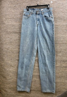 Vintage Levis 550 Relaxed Fit Tapered Leg Light Wash Denim Jeans Mens W30 L36