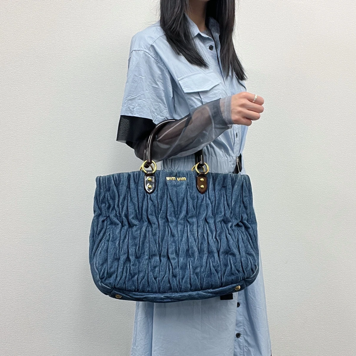 Miu Miu Bags & Women's Denim Exterior for sale | eBay