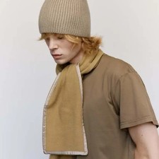 Rier Natural Fleece Scarf, Pre-Owned