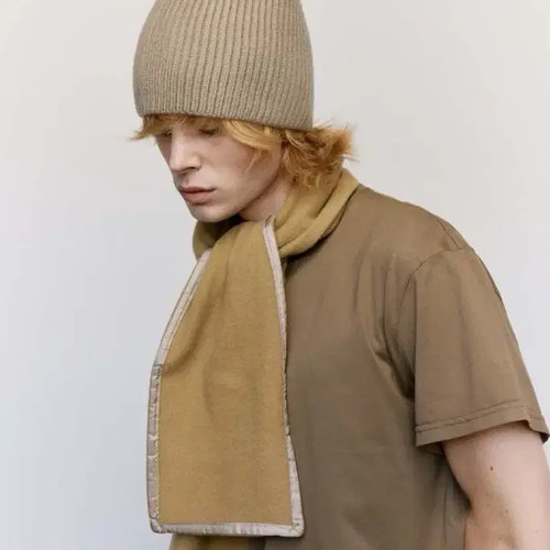 Rier Natural Fleece Scarf, Pre-Owned