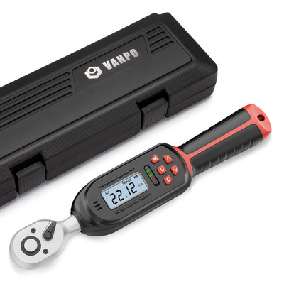 Vanpo 1/4 Inch Digital Torque Wrench 1.1-22.1 Ft-Lbs/1.5-30Nm Preset Values 2