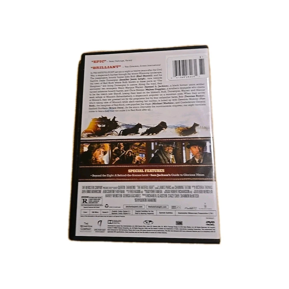 The Hateful Eight (DVD, 2015) With Digital Copy  - Image 2 of 2