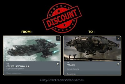 STAR CITIZEN - SHIP UPGRADE CONSTELLATION AQUILA TO PALADIN