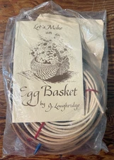 ACP Let’s Make an Egg Basket Kit 8” Basket  J. Laughridge Vintage NOS