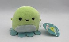 Original Squishmallows Micromallows 2.5" Plush ORPHIE w/Tag Green Octopus
