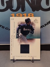 2001 SP GAME-USED AUTHENTIC FABRIC #KGM KEN GRIFFEY JR. HOF