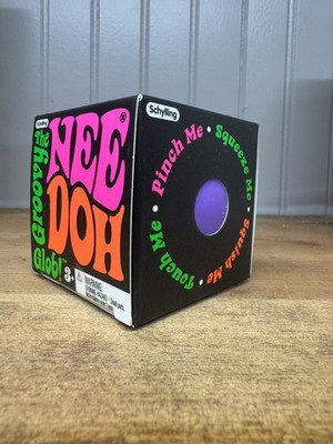 1 - New In Box Nee Doh The Groovy Glob Squeeze Ball Purple