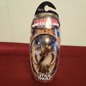 STOLEN IMPERIAL SPEEDER BIKE w/ PAPLOO Star Wars Titanium Series Die Cast NEW