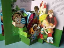 POP UP BOOK-POLLICINO-TOM  THUMB-Libri Animati-Fabbri Editori-I Edizione-1984