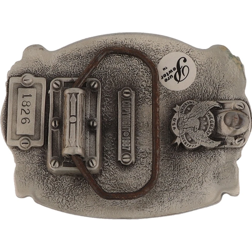 Camionero Semi Camión Conductor Camión 18 Ruedas Plataforma Grande Otro Nos De Colección Hebilla de Cinturón Foto 2 de 4