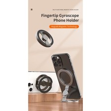 360 Rotating Magnetic Phone Stand, Foldable MagSafe-Compatible Phone Holder