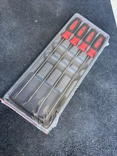 For Snap-on Tools  NEW RED Mini Soft Grip LONG Awl Hook Pick Set SGLASA204CR