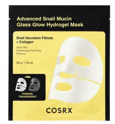 COSRX - Advanced Snail Mucin Glas Glow Hydrogel Mask