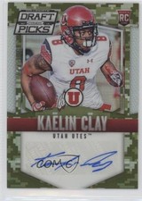 2015 Panini Prizm Collegiate Draft Picks Camo 44/199 Kaelin Clay #249 Auto fm0