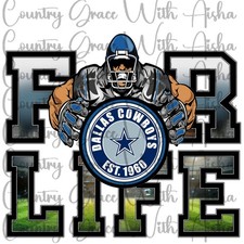 Sublimation Print Dallas Football Sports Ready To Press Paper Ink Heat Transfer