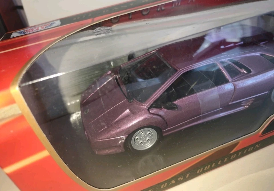 Lamborghini Diablo Vintage Motor Max  1/24 Nuova Old Model No Bburago Burago  - Immagine 2 di 4