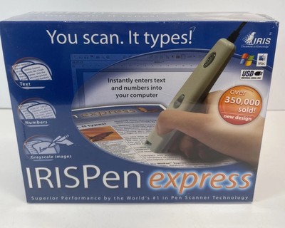 NOS Sealed Box~Brand New IRIS Pen Express US 4.8 M Handheld Scanner For PC/Mac