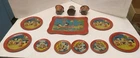 Vintage Ohio Art Tin Tea Set Disney Mickey & Mini Used 12 Pieces