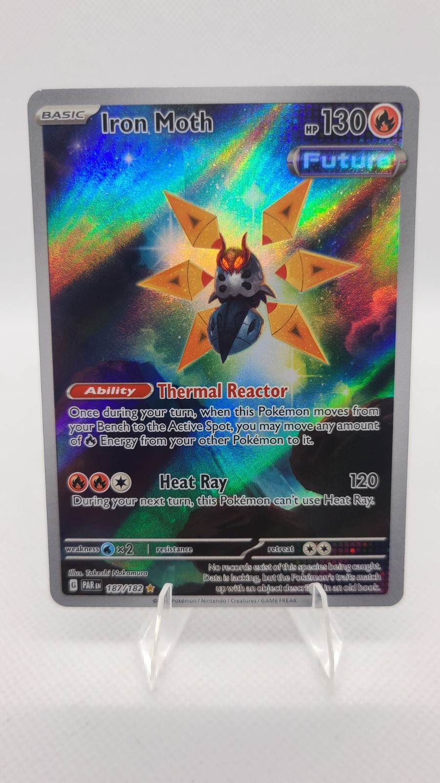 Pokemon Paradox Rift Iron Moth #187