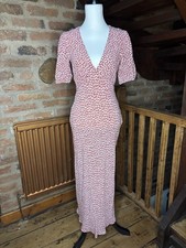 RIXO Floral Print Long Dress – Boho Maxi Style – Size XS (UK 8)