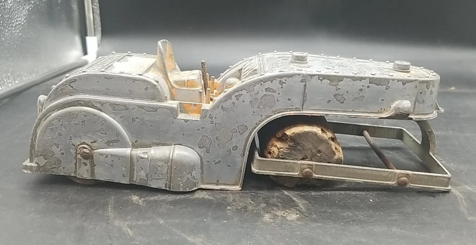 Rodillo de Vapor Hubley Rodillos de Madera Originales Diecast 10 1/2" Largo Pieza o Reparación Foto 4 de 4