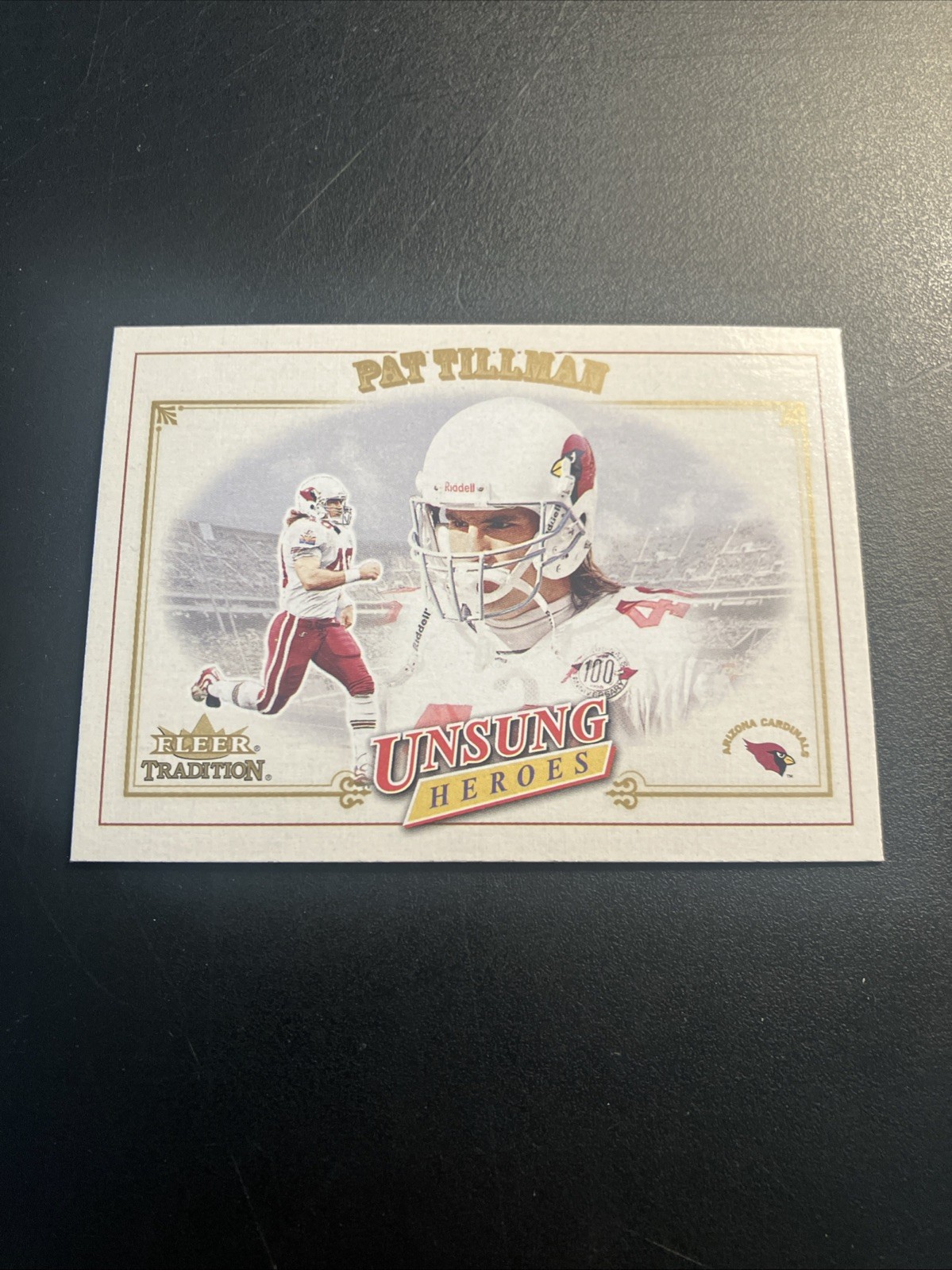 2001 Fleer Tradition Glossy #325 Pat Tillman RC Arizona Cardinals USA