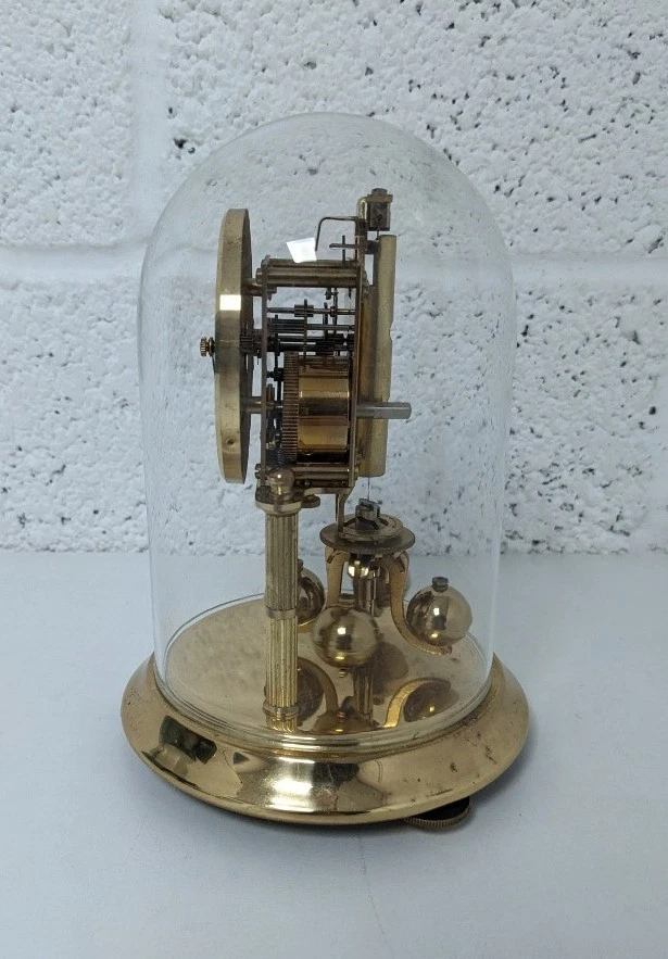 Kern Germany Carriage Clock Mechanical Glass Dome - Untested  - Image 4 of 4