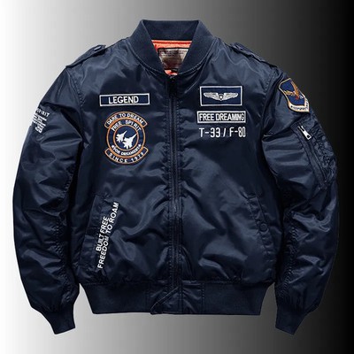 MA-1 Bomber Jacke Fliegerjacke Baseball Pilotenjacke Baseballjacke