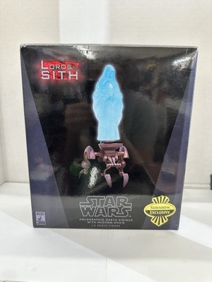 Sideshow Exclusive Star Wars Holographic Darth Sidious w/Mechno