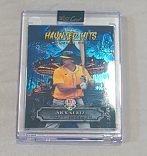 Wild Card 2025 Haunted Hits Monster Hunt Nick Kurtz Rookie 1/1. rookie card picture