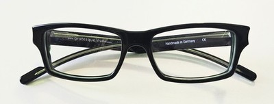 NEW RARE Glasses Grotesque Frame Germany - Meki 136 -  Green & Black