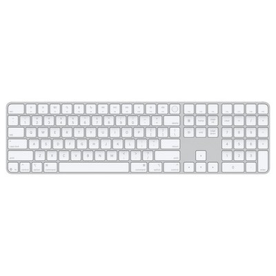Apple Magic Keyboard with Touch ID and Numeric Keypad - A3119 -White - Excellent