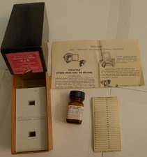 Minox Film Negative Seal Binder Mounts w/Box & Instructions - 52 Total - Germany