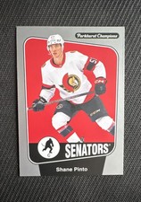 2024-25 Upper Deck Parkhurst Champions Silver Shane Pinto #157 Senators