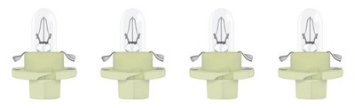 4x OSRAM ORIGINAL BX8.4d 12 V/2 W blassgrün