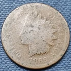 1869 Indian Head Cent 1c Circulated #101534