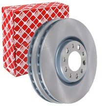 2X FEBI BREMSSCHEIBEN Ø305,3mm VORNE PASSEND FÜR ALFA ROMEO 159 BRERA GIULIETTA