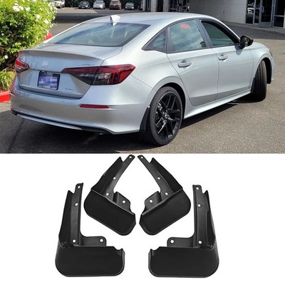 For 22-26 Honda Civic Sedan Mud Flaps Guards Splash Flares 4 Piece Front & Rear