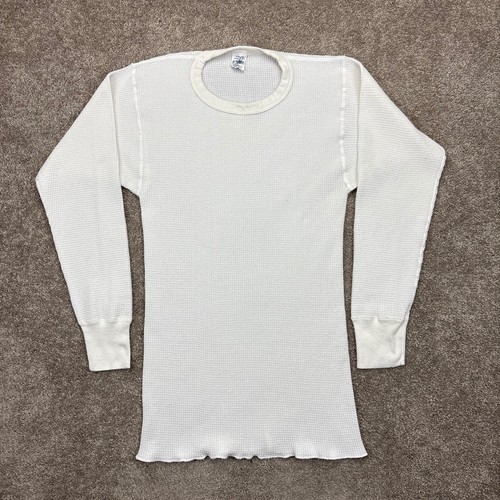 80s Vintage Morgan Mills Long Johns Waffle Thermal Shirt XL