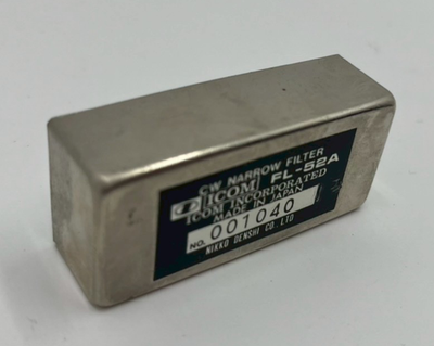ICOM FL-52A 500Hz CW Filter for IC-R75 IC-718 IC-746 Genuine