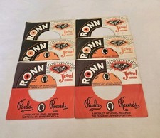 45 RPM 7" RECORD SLEEVES CO. SLEEVE 6 PACK SEE PHOTOS Jewel Records SLV361