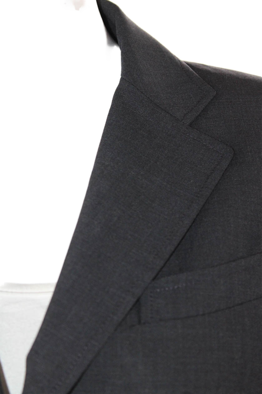 Theory Womens Wool Solid Single Breasted 2 Button… - image 2