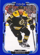 2025-26 O-Pee-Chee OPC BLUE BORDER #1 Andrew Peeke - Boston Bruins