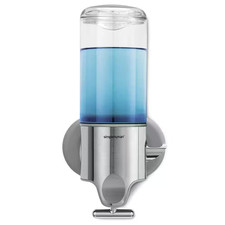 15 Oz. Single Wall Mount Shower Soap Dispenser Pump, Stainless Steel
