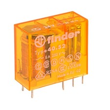 Image of Finder 24V Relay (Miniature) DPDT AC 8A