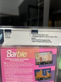 Barbie (NES, 1991) &ndash; WATA 9.0 A &ndash; Rare Sealed Nintendo Slab