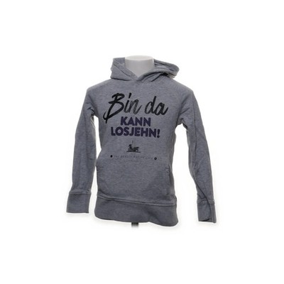 Look 54, Kapuzenpullover, Größe: 110/116, Grau, Baumwolle, Print, Sweat #587