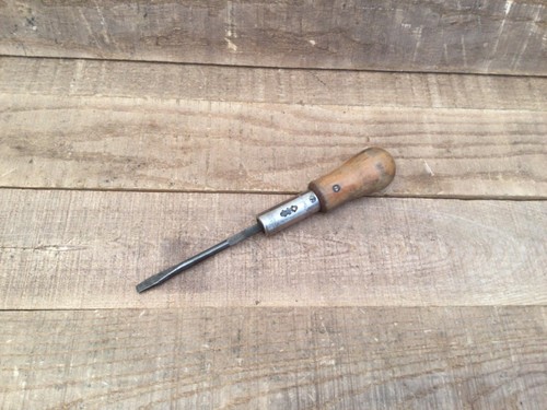 Vintage Moore & Wright Flathead Ratcheting Screwdriver