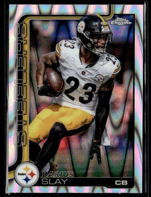 2025 Topps Chrome Raywave Refractor Darius Slay Pittsburgh Steelers #259