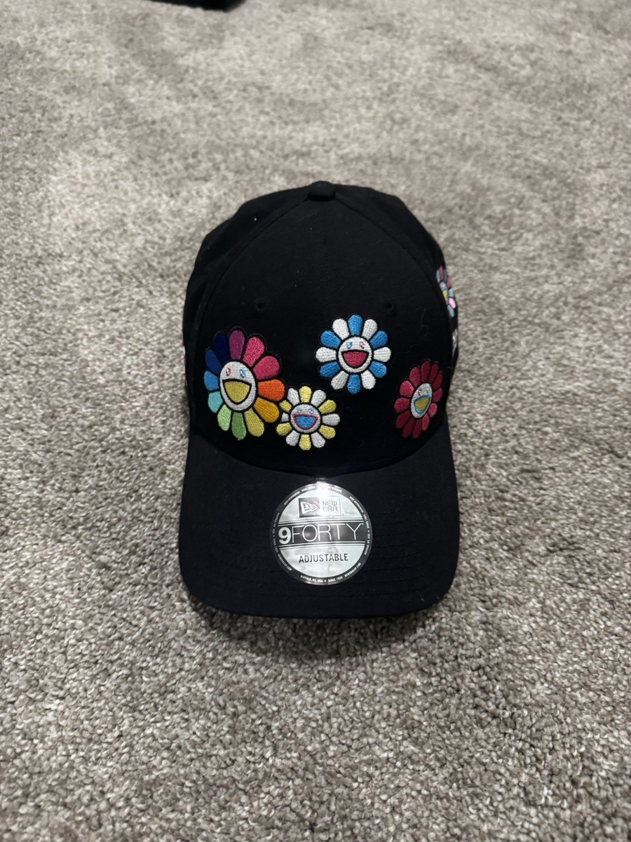 New Era X Takashi Murakami Embroidered flower hat adjustable | eBay